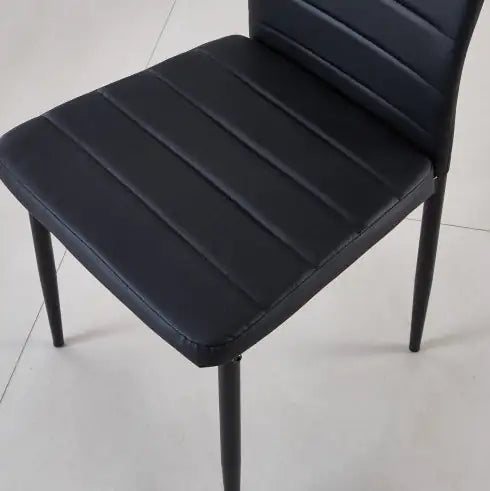 Mid-Century 5-Piece Dining Combo with Metal Legs