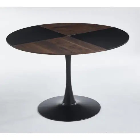 Mid-Century 5-Piece Dining Combo with Metal Legs