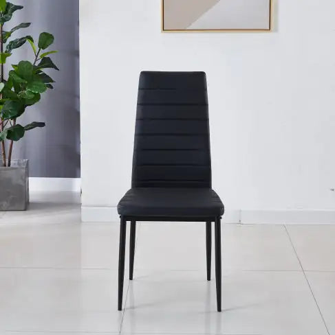 Mid-Century 5-Piece Dining Combo with Metal Legs